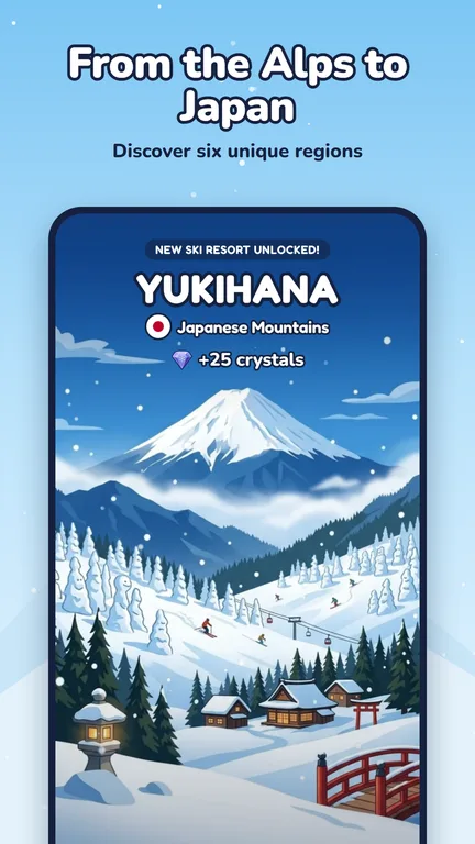 New region Yukihana in the Japanese mountains unlocked